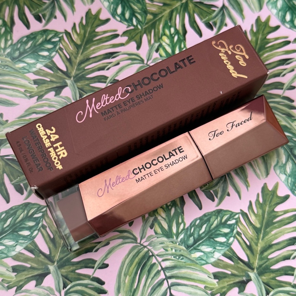NEW Too Faced Melted Chocolate Matte Eye Shadow - Warm and Fudgy